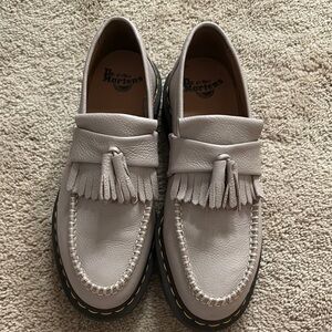 Dr. Martens Cream Tassel Loafers
